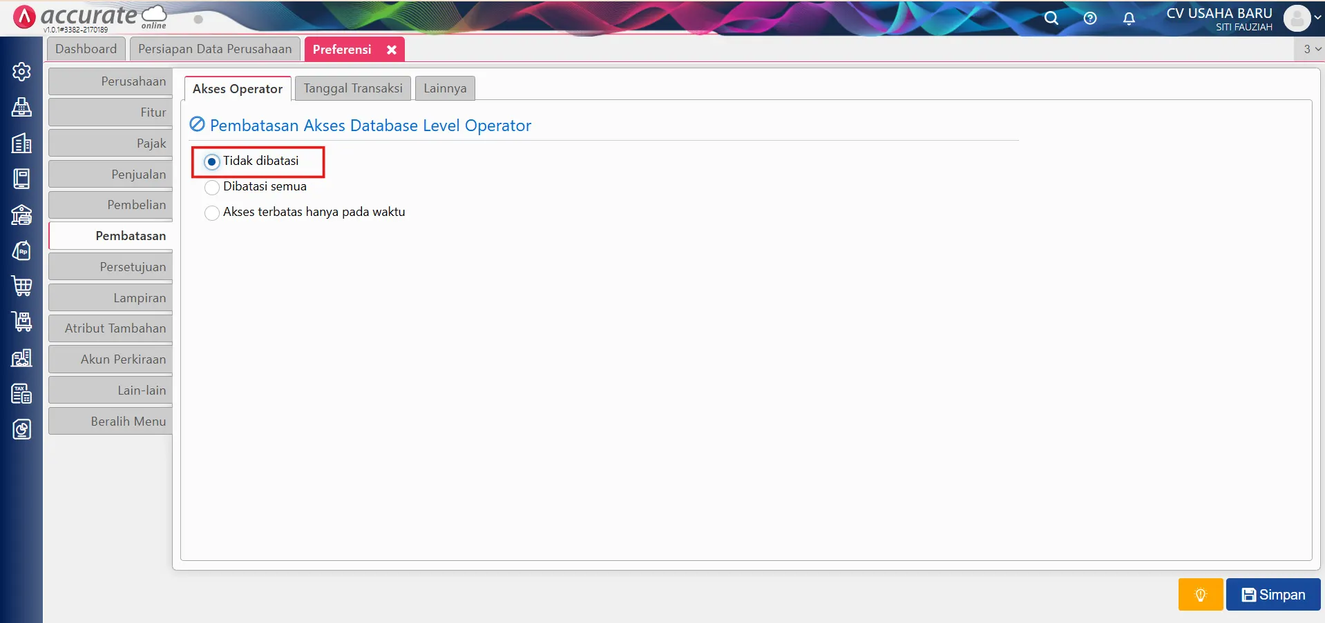mengatasi error pembatasan akses